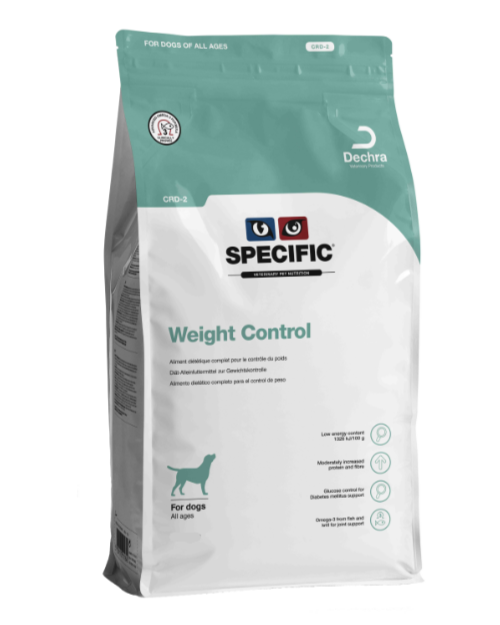 Specific CRD-2 Weight control / vægt kontrol - Hundefoder til overvægtige hunde 12kg