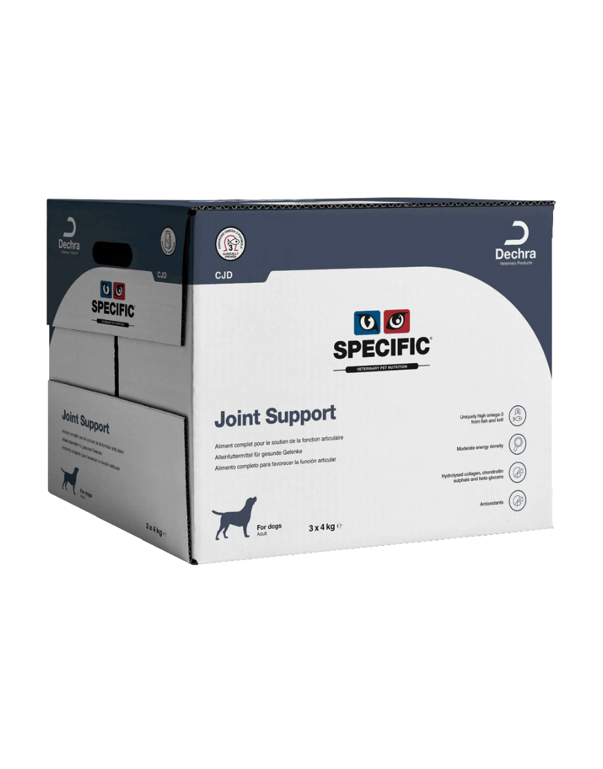 Specific Cjd Flexibility Support hundefoder der er udviklet til at hjælpe med at lindre ledsmerter