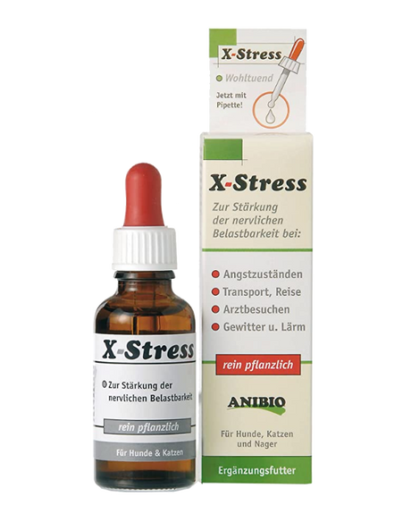 X-STRESS ANIBIO dråber, gives ved uro eller nervøsistet