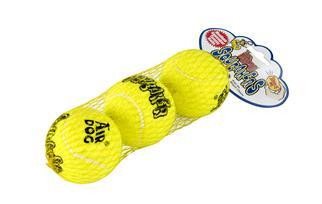 Hundelegetøj - Kong AirDog Squeaker - tennisbolde 3 stk. - Hvor kæledyr ville handle - Foderboxen.dk