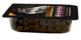 Beskrivelse: En pakke Hundefoder MULTI i portionspakker 200g, kan også bruges som træningsgodbidder! semi bløde Alpha Spirit, kornfri med et billede af en ulv og naturlige ingredienser.