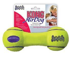 Hundelegetøj - Kong AirDog Squeaker - håndvægt - Hvor kæledyr ville handle - Foderboxen.dk