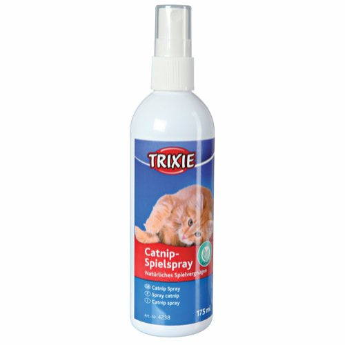 En 175 ml flaske Trixie Catnip Spray, vist på en ren hvid baggrund.