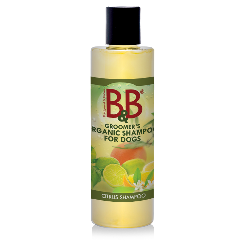 Pelspleje hund og kat - B&B økologisk hundeshampoo med Citrus - Hvor kæledyr ville handle - Foderboxen.dk