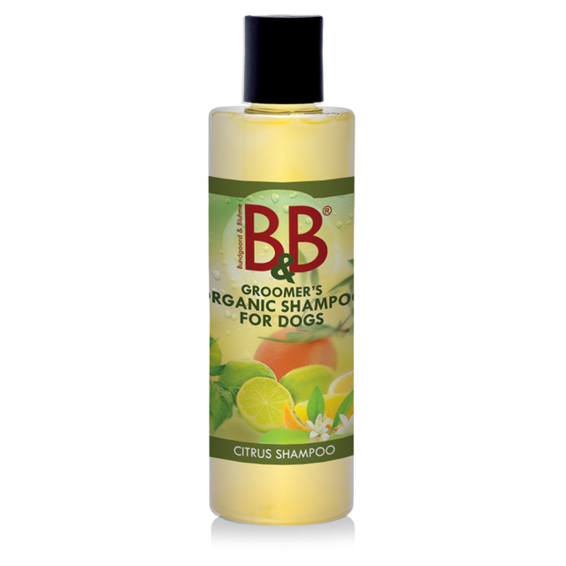 Pelspleje hund og kat - B&B økologisk hundeshampoo med Citrus - Hvor kæledyr ville handle - Foderboxen.dk