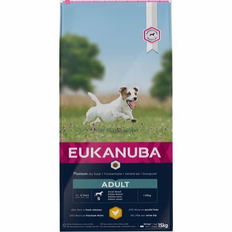 Eukanuba foder til voksne små hunde