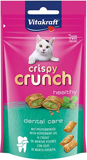 Kattegodbid dental med peppermynte olie, Crispy Crunch