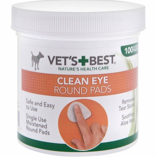 Vet’s Best Clean vatrondeller – Skånsom øjenpleje til hund & kat