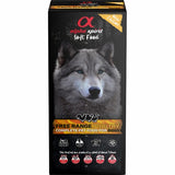 Hundefoder med frilandsfjerkræ i portionspakker 200g, kan også bruges som træningsgodbidder! semi bløde Alphaspirit, kornfri