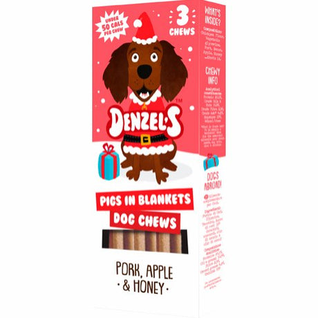 Denzels Hundegodbid kornfri, semi bløde med svinekød & æbler chows fra æble og honning, fornægter tyggeben.