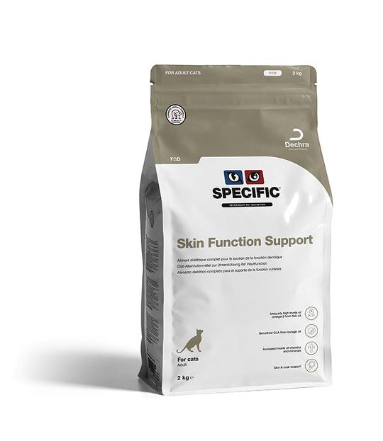 Specific FOD Skin Function Support - kattefoder med ekstra omega-3 fra fiskeolie til katte med hudproblemer