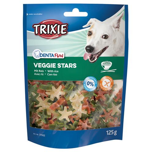 Denta Fun Hundegodbidder, Tandrensende stjerner af ris (Glutenfri) til hunde Trixie.