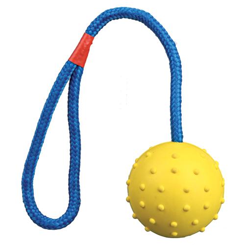 Gummibold nubret, på snor