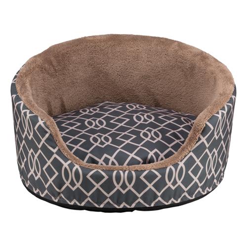Hundeseng Claude, oval, med meget høj kant