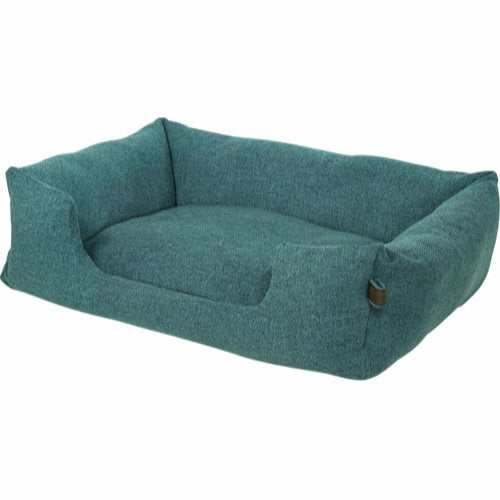 Hundeseng Fantail Snooze Cosmic Blue en lækker grå/blå seng med høj kant