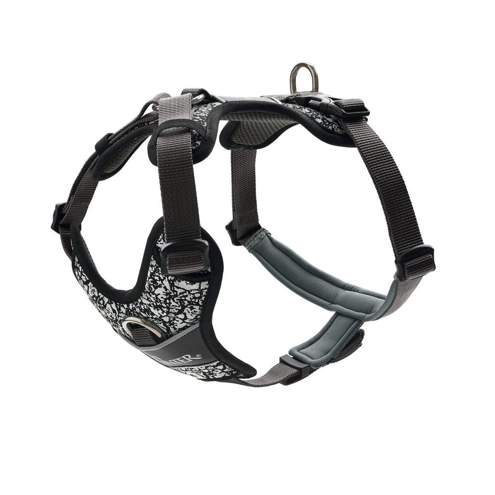 Hundesele med refleks fra Hunter, Divo Reflect - Sort/Grå