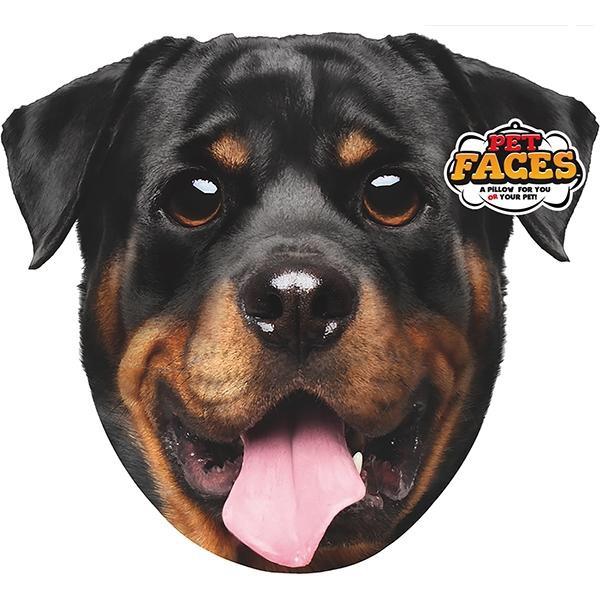 Pude med Dyreprint Rottweiler- Super Søde & Bløde