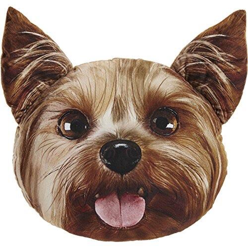 En hollandsk hundeformet pude - Pude med Dyreprint Yorkshire Terrier - Super Søde & Bløde.