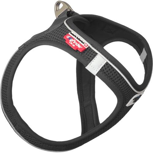 Hundesele (Curli Magnetic Vest) sort, åndbar, god pasform