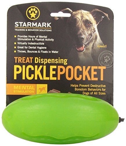 Beskrivelse: Starmark Picklepocket slidstærkt hundelegetøj med behandlingsdispensering i form af en lomme.