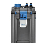 Et blåt Spandfilter BioMaster 250L fra Oase vandfilter med blåt låg.
