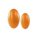 To Æg-dristige bolde med ordet hundekometer på, kendt som Push`n Play Comet Ball fra Foderboxen.