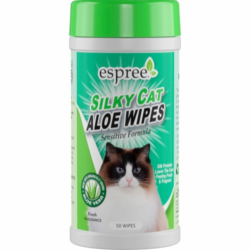 Espree Silky Cat Aloe wipes 50stk.