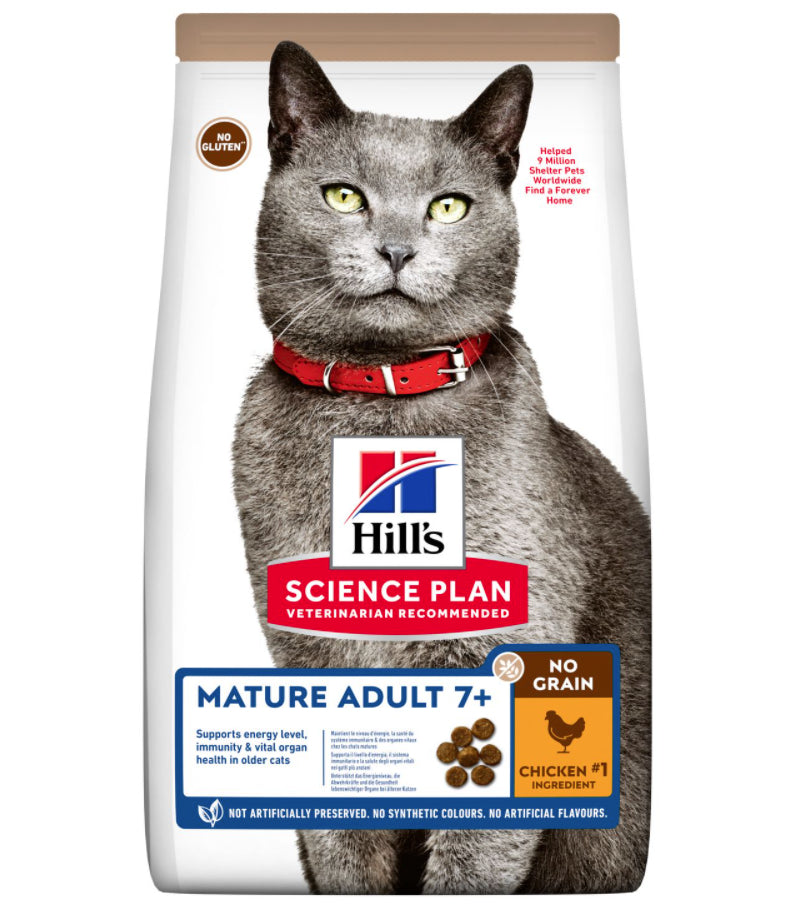 HILL'S SCIENCE PLAN No Grain Mature Adult KATTEFODER med kylling