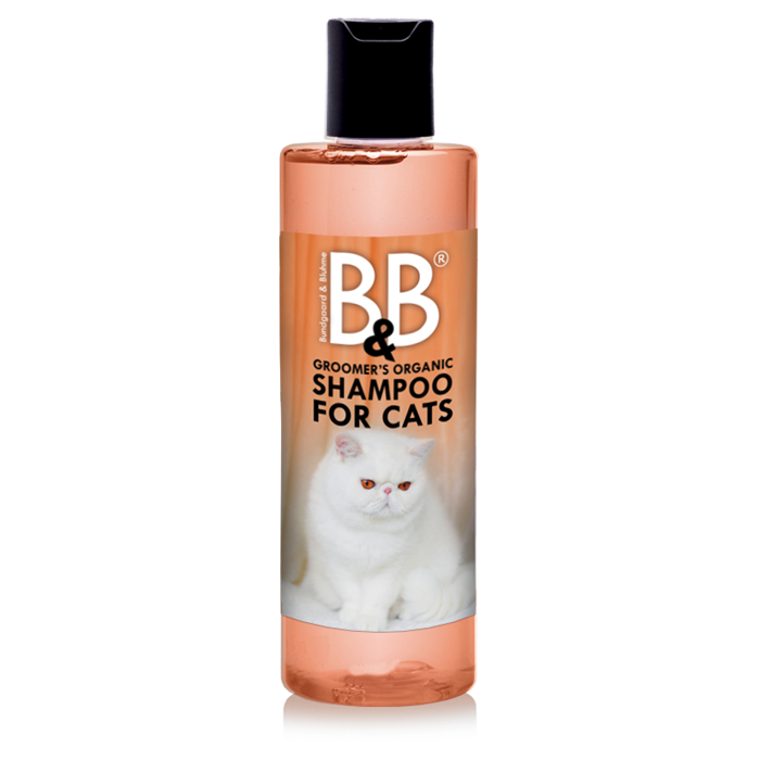 Beskrivelse: B&B Økologisk shampoo til katte med mandelolie.