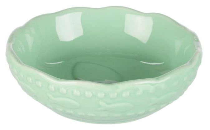 Katteskål af keramik, smukt design