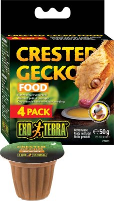 4 pakke Kronegekko foder fra ExoTerra mad fra Exoterra.
