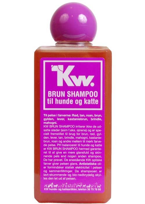 Pelspleje hund og kat - Brun shampoo - Hvor kæledyr ville handle - Foderboxen.dk