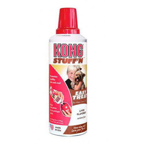 Kong Stuff'N til hunde, 250 ml, Kong easy treat - skum som fornyer interessen til kong legetøjet.