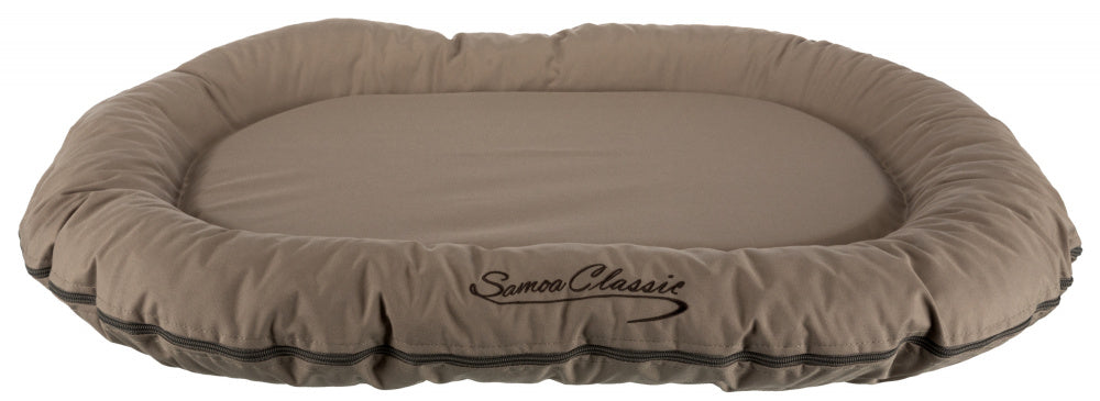 Hundepude Taupe (brun), lækker, slidstærk og praktisk, Samoa Classic pude