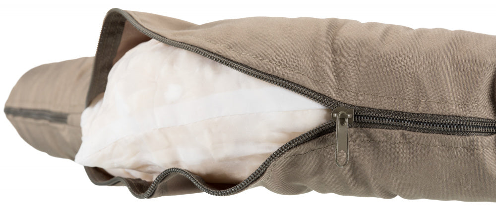 Hundepude Taupe (brun), lækker, slidstærk og praktisk, Samoa Classic pude