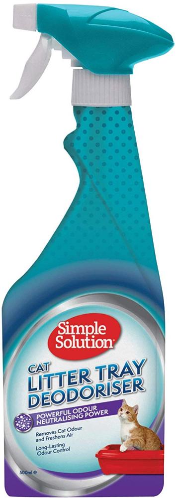 Simple Solution Deodorant til rengøring af kattegrus, 500 ml