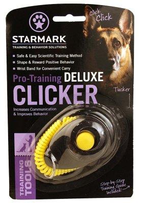 Starmark Klikker Pro med spiral - til hundetræning