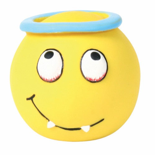 Latex Smiley hundelegetøj