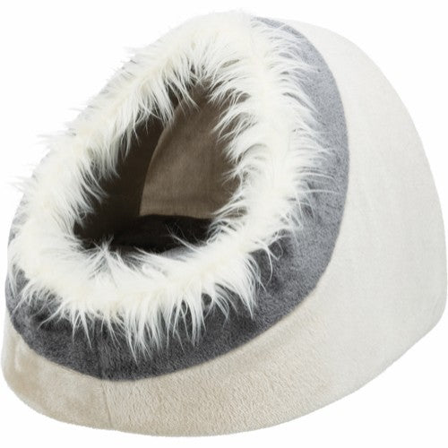Kattehule "Minou", brun/beige, 41 × 30 × 50 cm