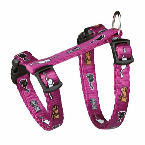 En pink hundesele med Killingesele m/ line fra Trixie på.