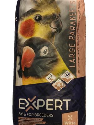 Expert WM PARAKIT BLANDING UDEN SOLSIKKE 20 KG til store papegøjer beriget med vitaminer.
