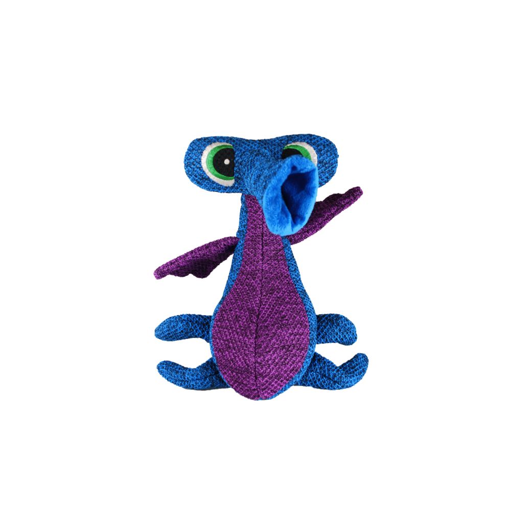 Kong Woozles Blue, solide bløde pive hundebamser